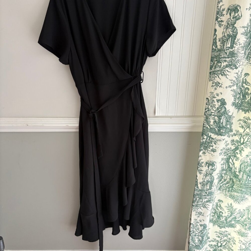 Black Wrap Dress